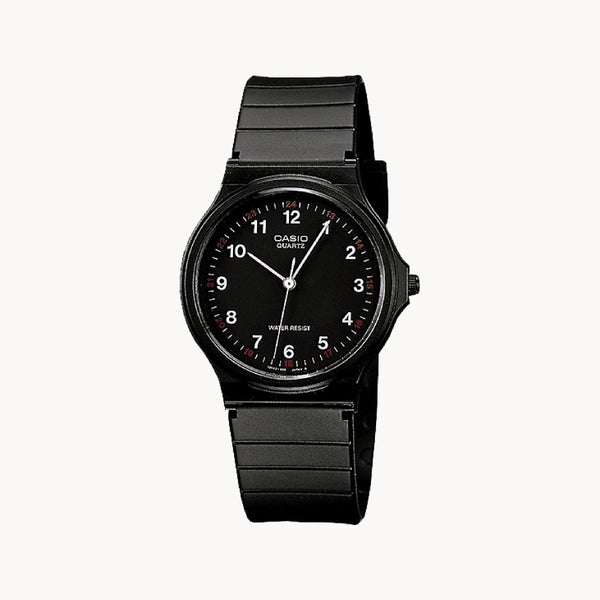 CASIO Women's Black Resin Watch | MQ-24-1BLLEG