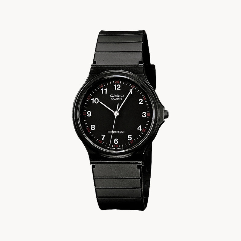 CASIO Women's Black Resin Watch | MQ-24-1BLLEG by i-watch