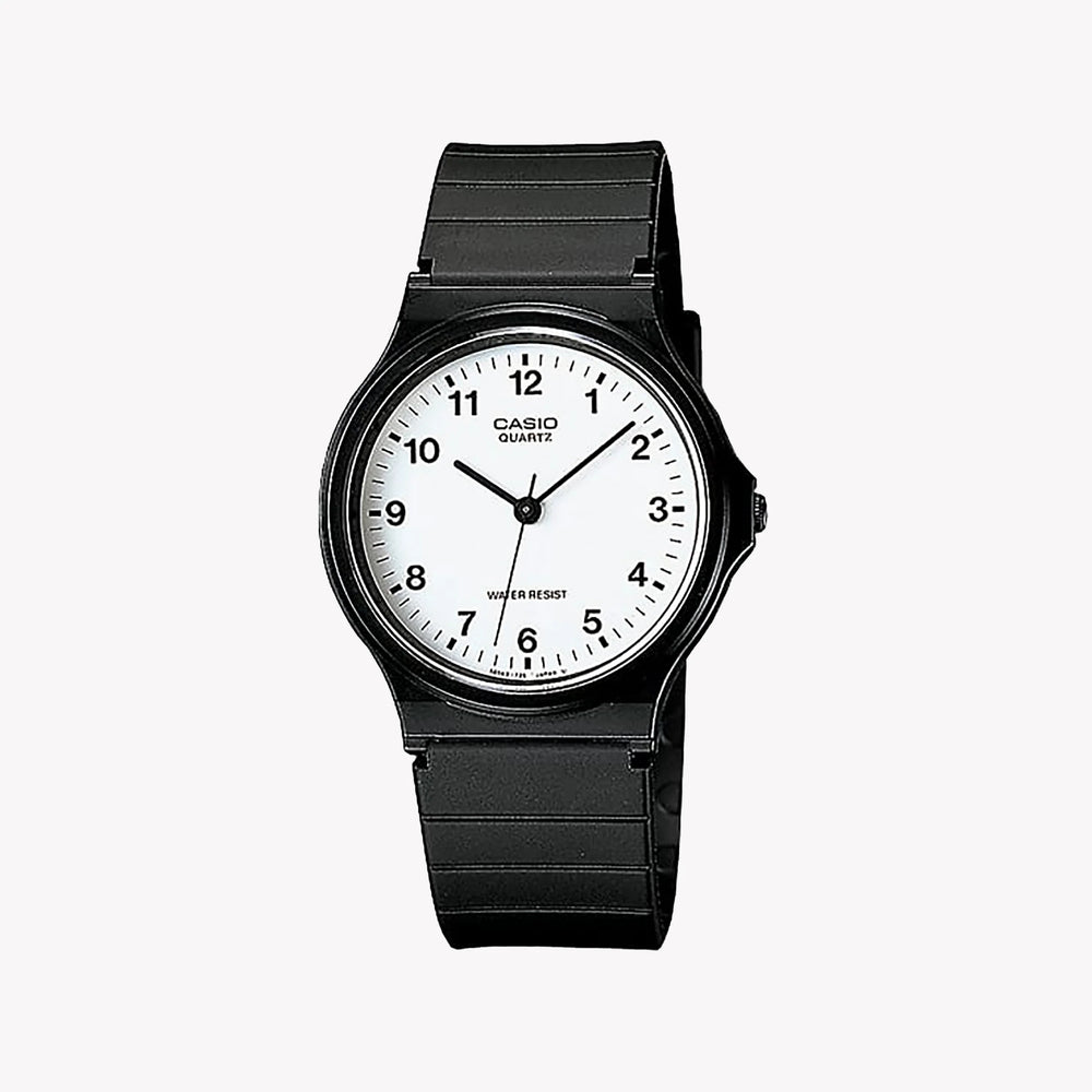 Casio Unisex's Black Rubber, Black | Mq-24-7blleg-50