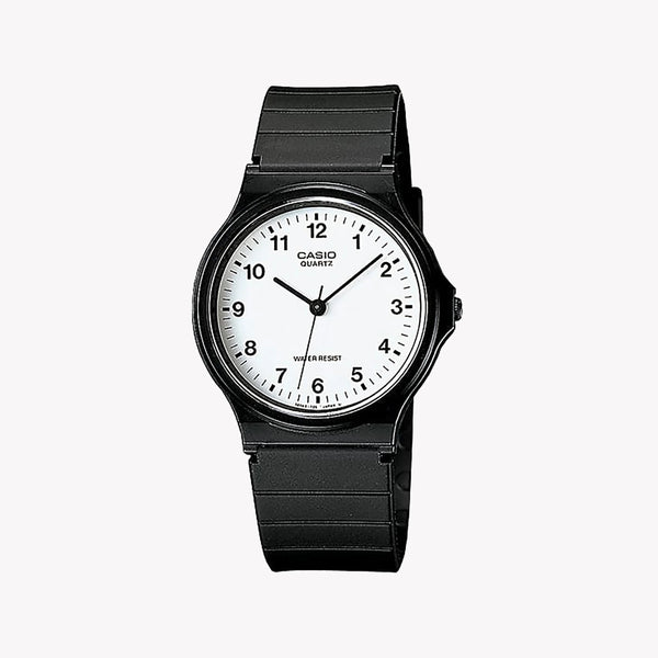 Casio Unisex's Black Rubber, Black | Mq-24-7blleg-50