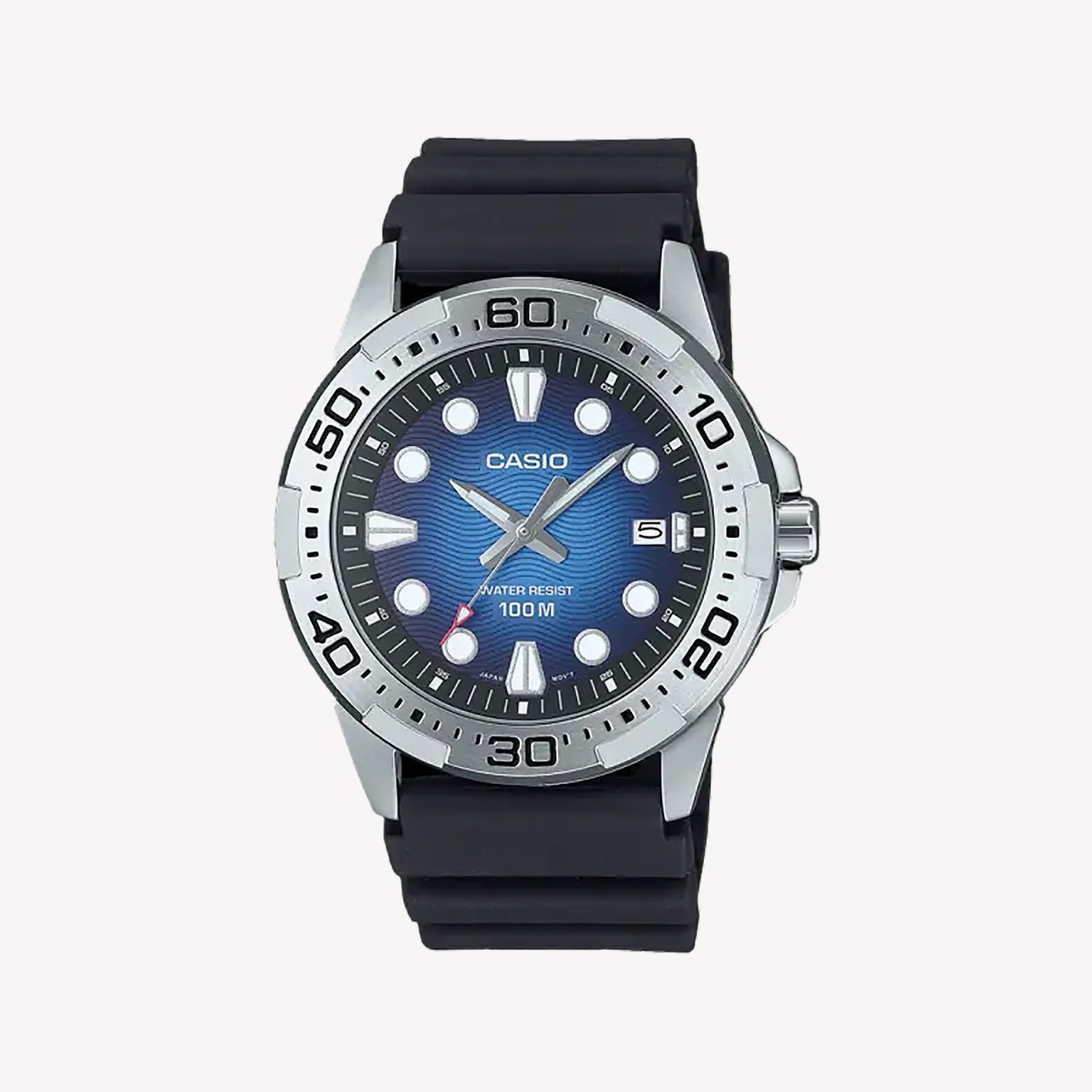 CASIO MTD-140-2AVDF Men's Diver Watch - Blue Dial, 100M Water CASIO MTD-140-2AVDF Men's Diver Watch - Blue Dial, 100M Water