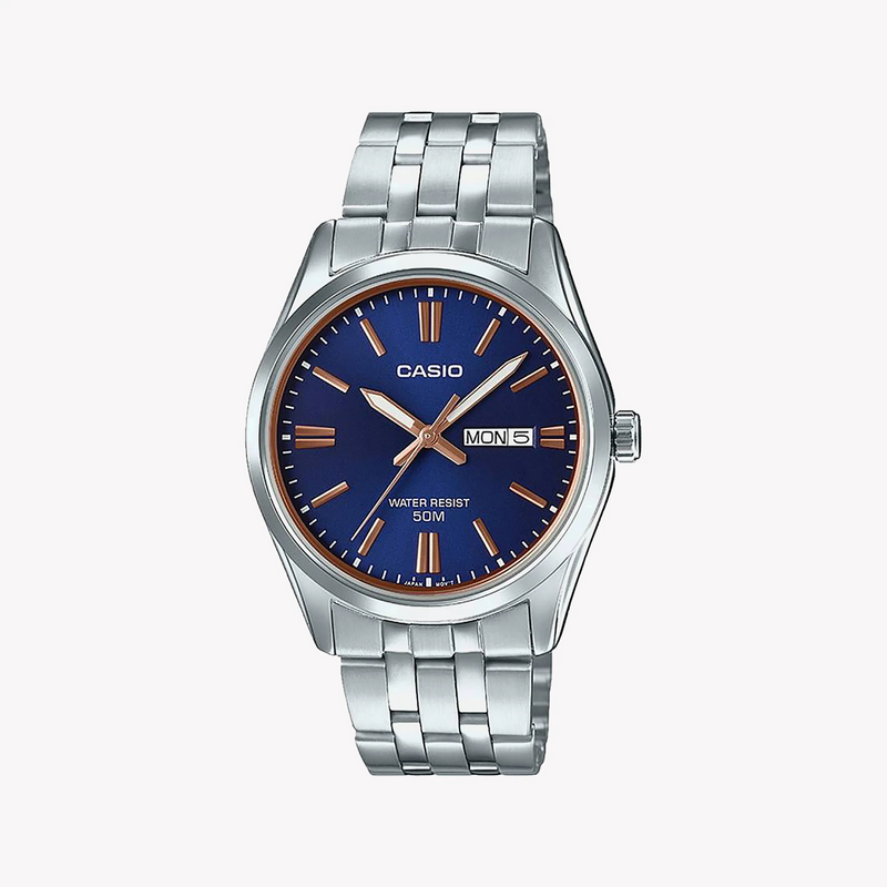 Casio Mtp-1335d-2a2vdf Adventure-Ready - Stylish Sporty Men's Watch With Blue Dial & Stainless Steel Band by i-watch