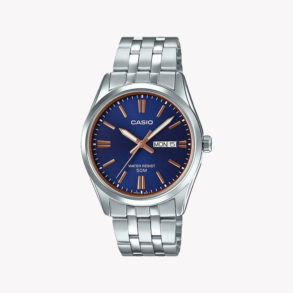 Casio Mtp-1335d-2a2vdf Adventure-Ready - Stylish Sporty Men's Watch With Blue Dial & Stainless Steel Band by i-watch
