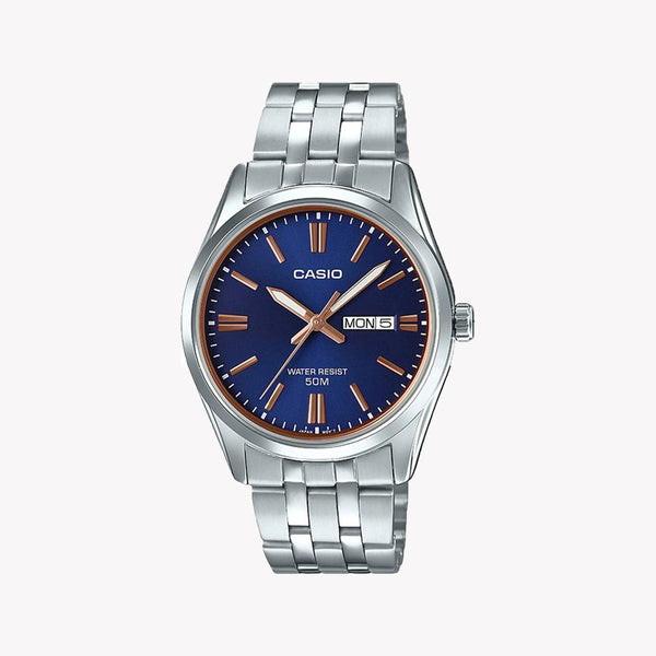 Casio Mtp-1335d-2a2vdf Adventure-Ready - Stylish Sporty Men's Watch With Blue Dial & Stainless Steel Band by i-watch