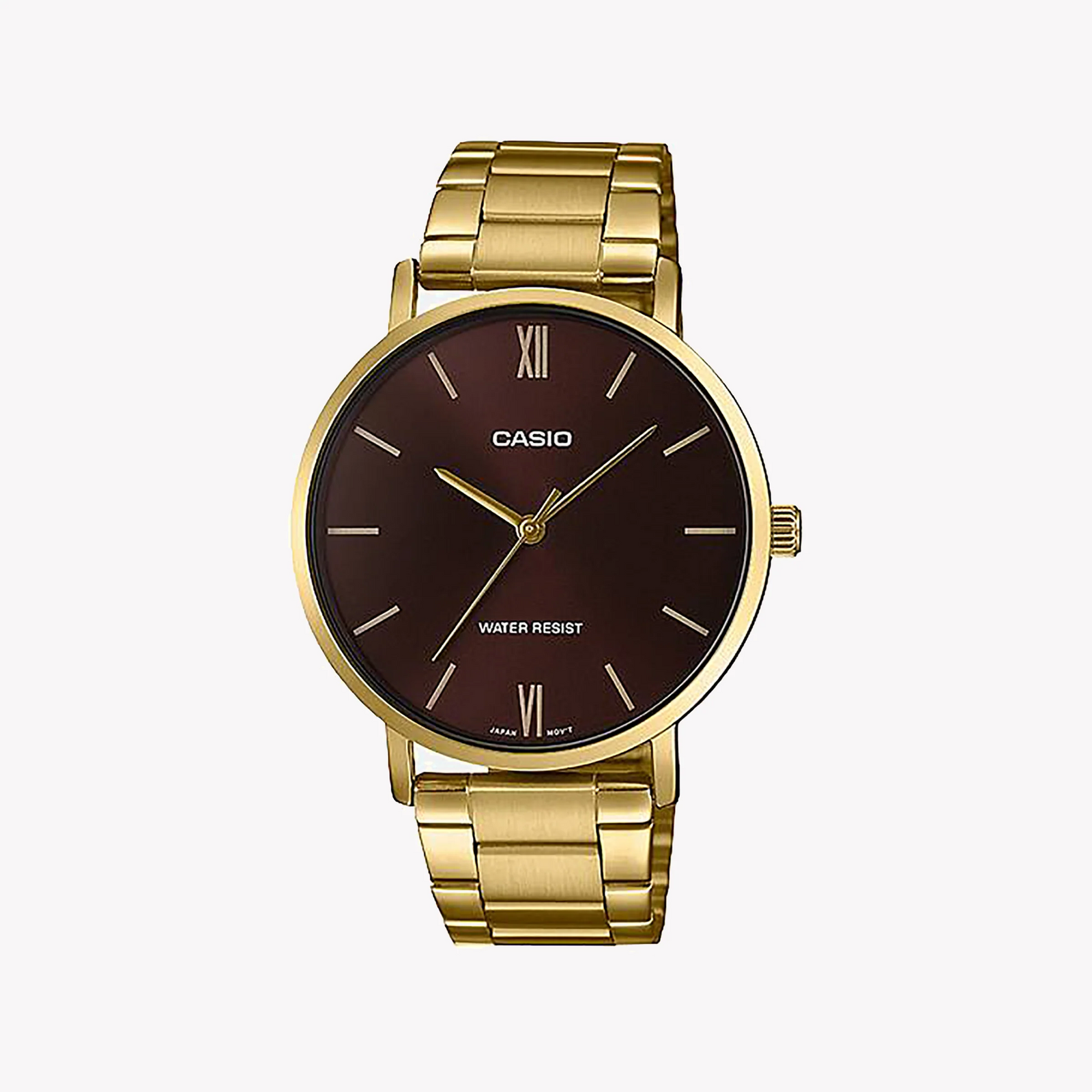 Casio Men's Gold Stainless Steel Watch | Mtp-Vt01g-5budf by i-watch