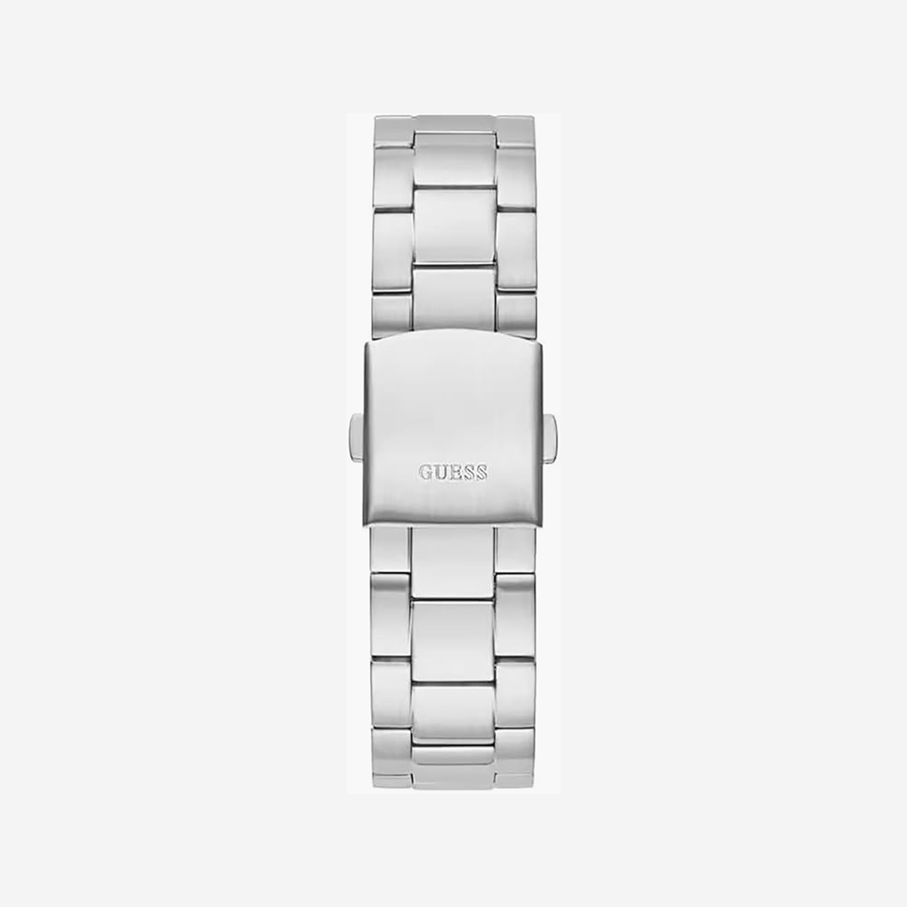 Guess Men's Silver Watch, Blue Dial | Gw0327g1 by i-watch