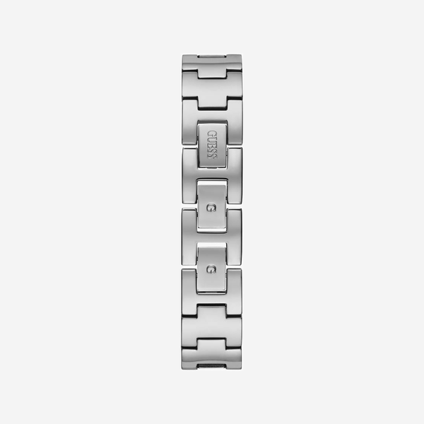 Guess Women's Silver Stainless Steel, Black Dial | W1197l1 by i-watch