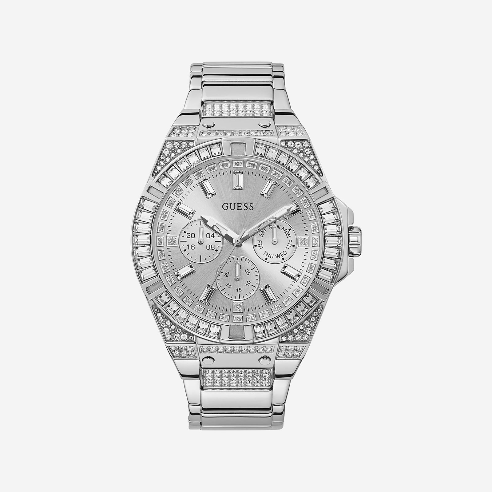 Guess Men's Silver Stainless Steel Watch, 47mm Dial | Gw0209g1 by i-watch