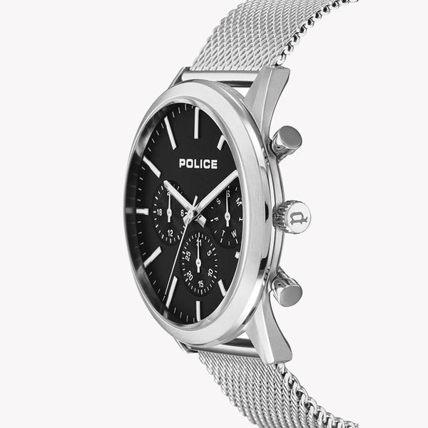 POLICE Men's Stainless Steel Silver Watch | P15599JS02MMM by i-watch