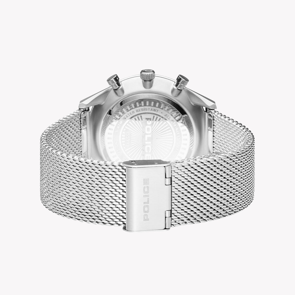 POLICE Men's Stainless Steel Silver Watch | P15599JS02MMM