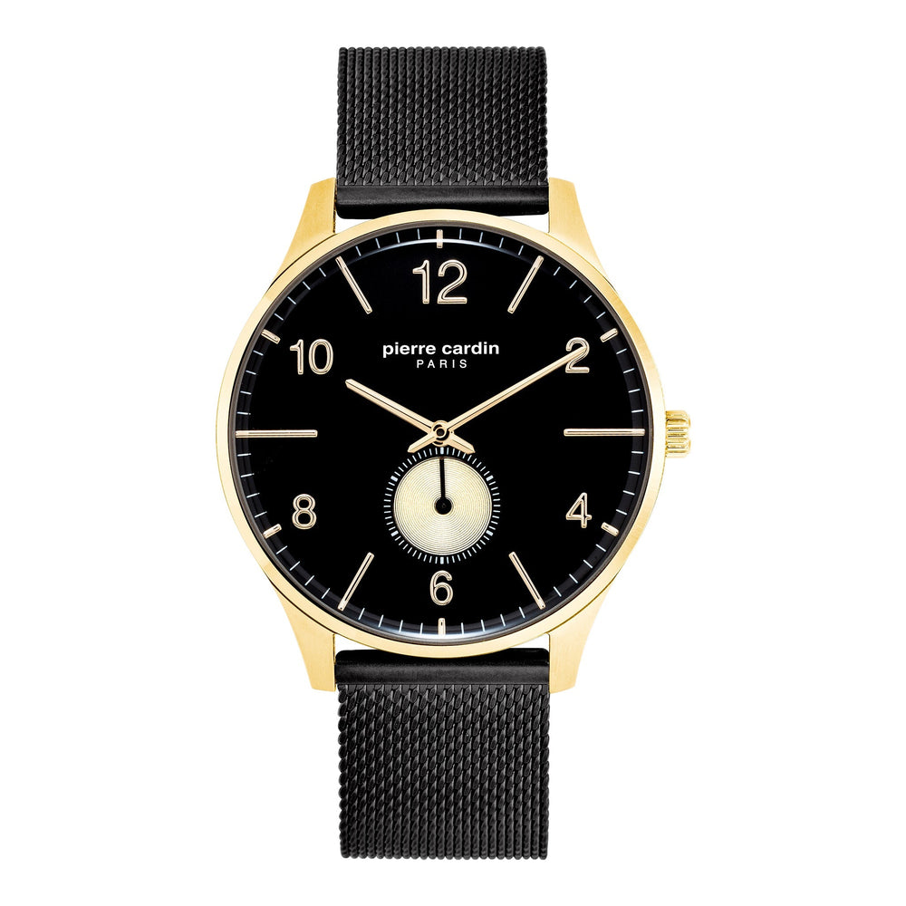 Pierre Cardin Pc902671f127 Elegant Luxury - Men's Stainless Steel Black Dial Watch by i-watch