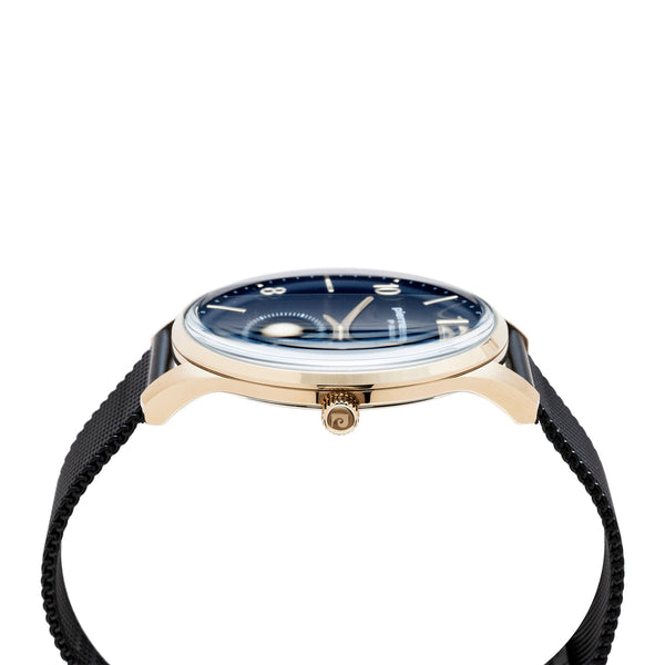 Pierre Cardin Pc902671f127 Elegant Luxury - Men's Stainless Steel Black Dial Watch by i-watch