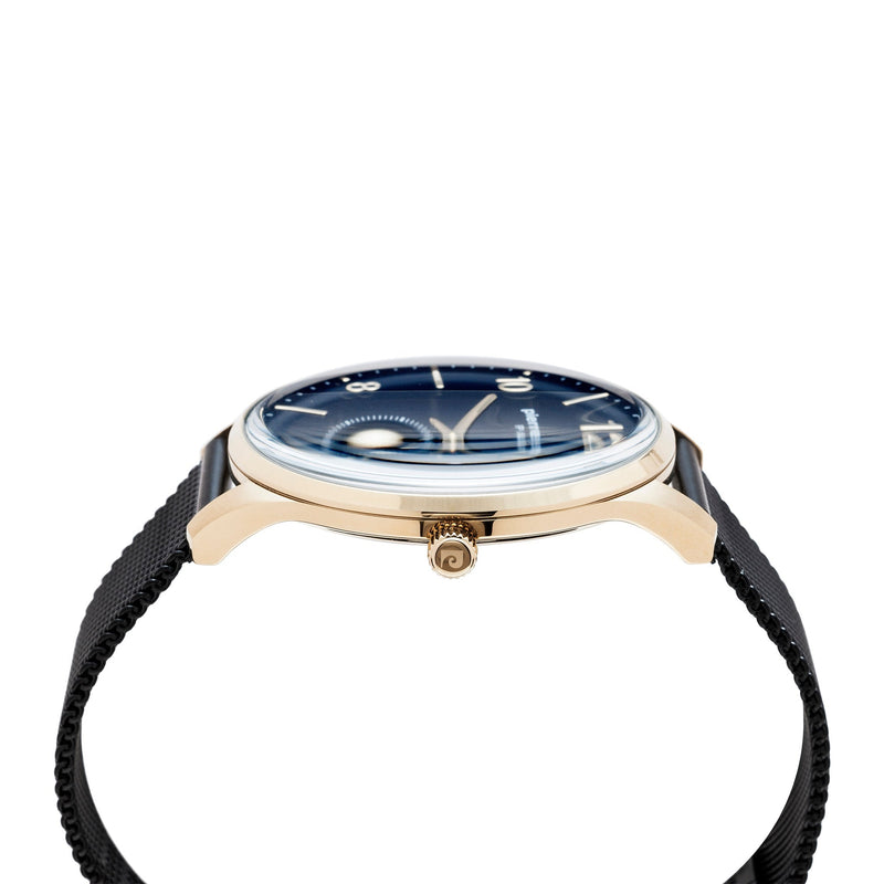 Pierre Cardin Pc902671f127 Elegant Luxury - Men's Stainless Steel Black Dial Watch by i-watch