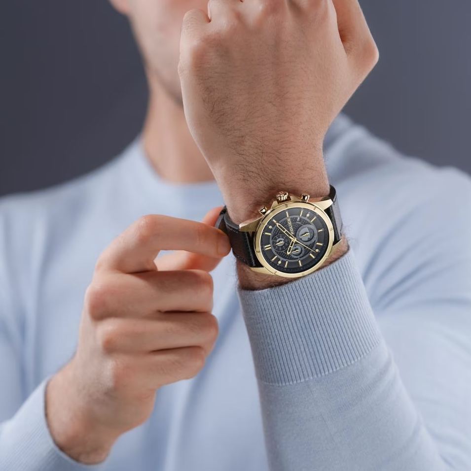 POLICE PEWGC0054001 Men's Gold Stainless Steel Watch-i-Watch-4