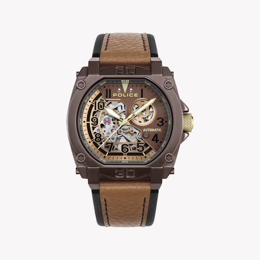 POLICE Men's Stainless Steel Brown Watch | PEWGE0040002