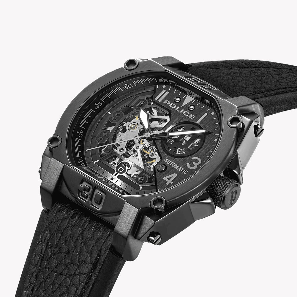 Police Men's Black Automatic Watch | Model Pewge0040003 by i-watch