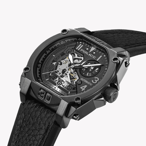 Police Men's Black Automatic Watch | Model Pewge0040003 by i-watch