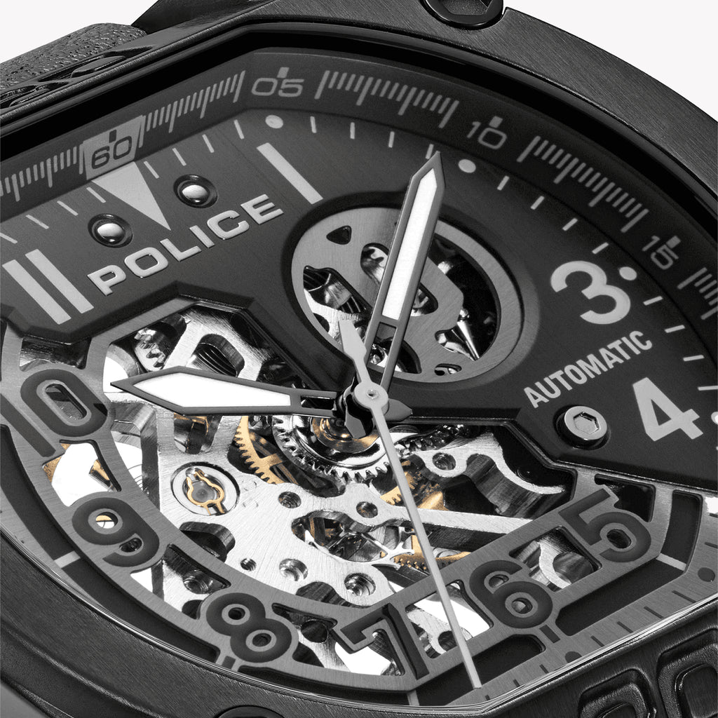 Police Men's Black Automatic Watch | Model Pewge0040003