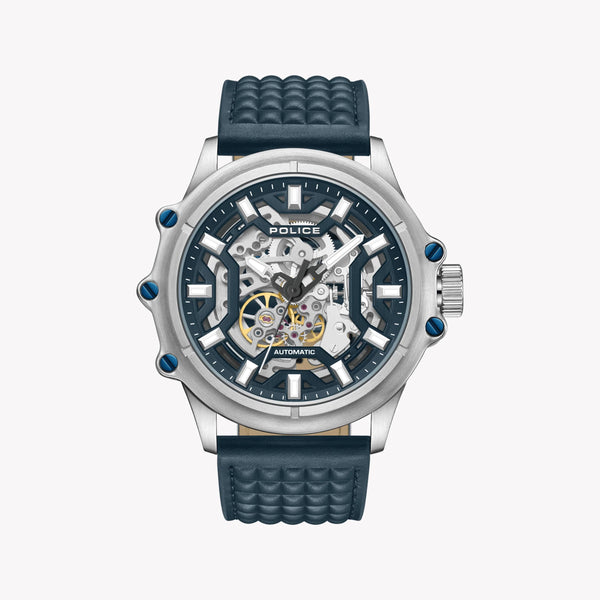POLICE Men's Automatic Watch, Stainless Steel/Blue | PEWGE1601803 by i-watch