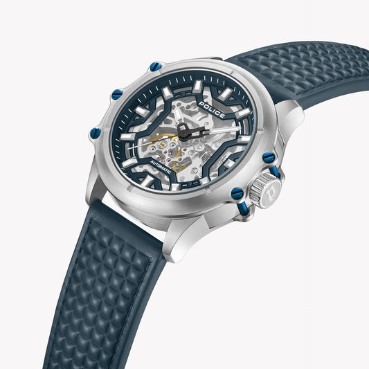 POLICE Men's Automatic Watch, Stainless Steel/Blue | PEWGE1601803