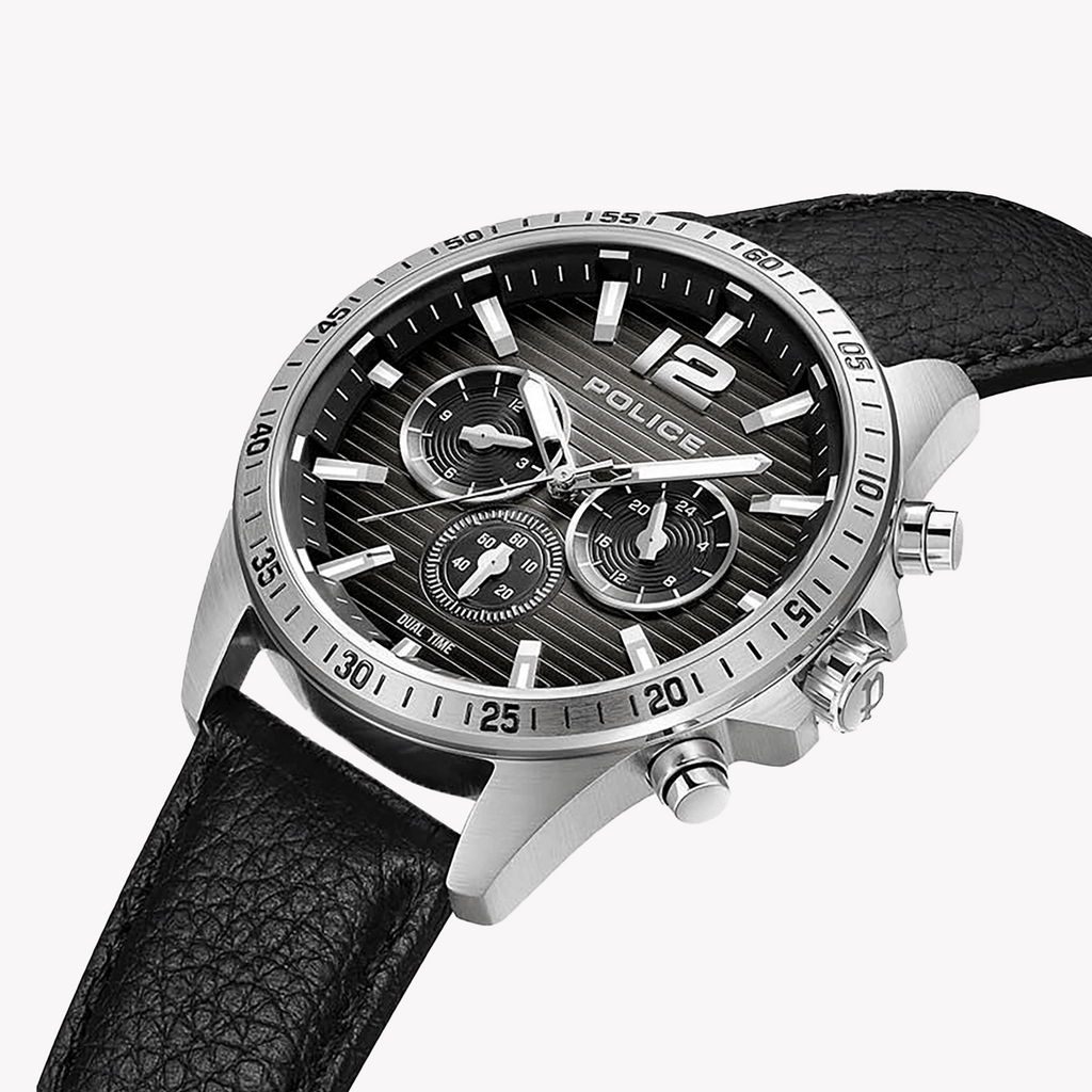 Police Men's Stainless Steel Black Watch | Pewgf0040101