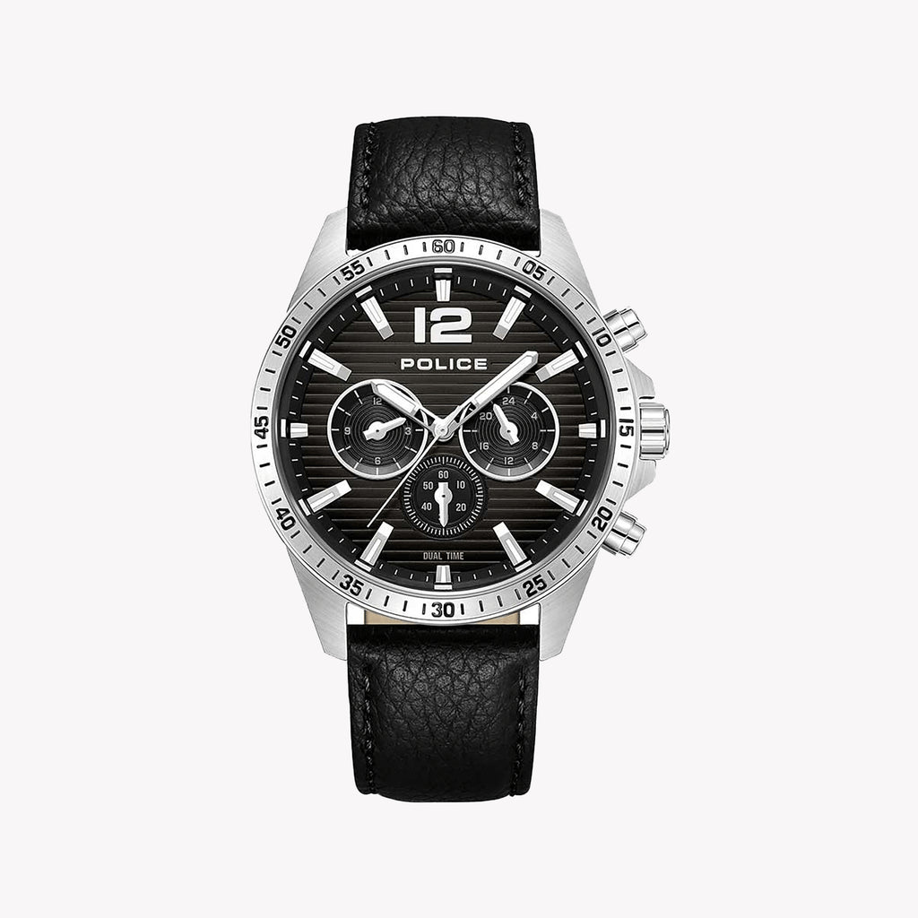 Police Men's Stainless Steel Black Watch | Pewgf0040101