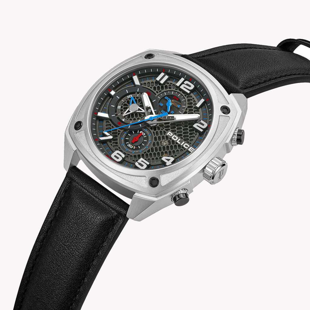 POLICE Men's Multicolor Leather Watch | PEWGF00814X1