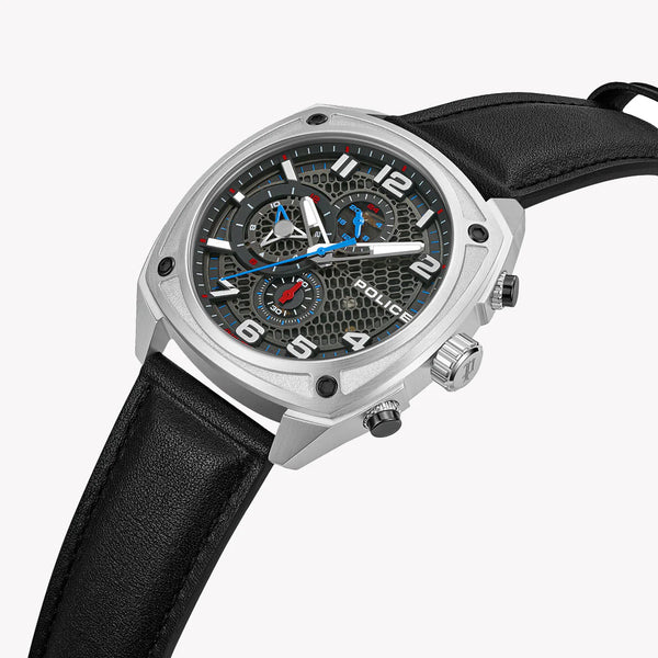 POLICE Men's Multicolor Leather Watch | PEWGF00814X1 by i-watch
