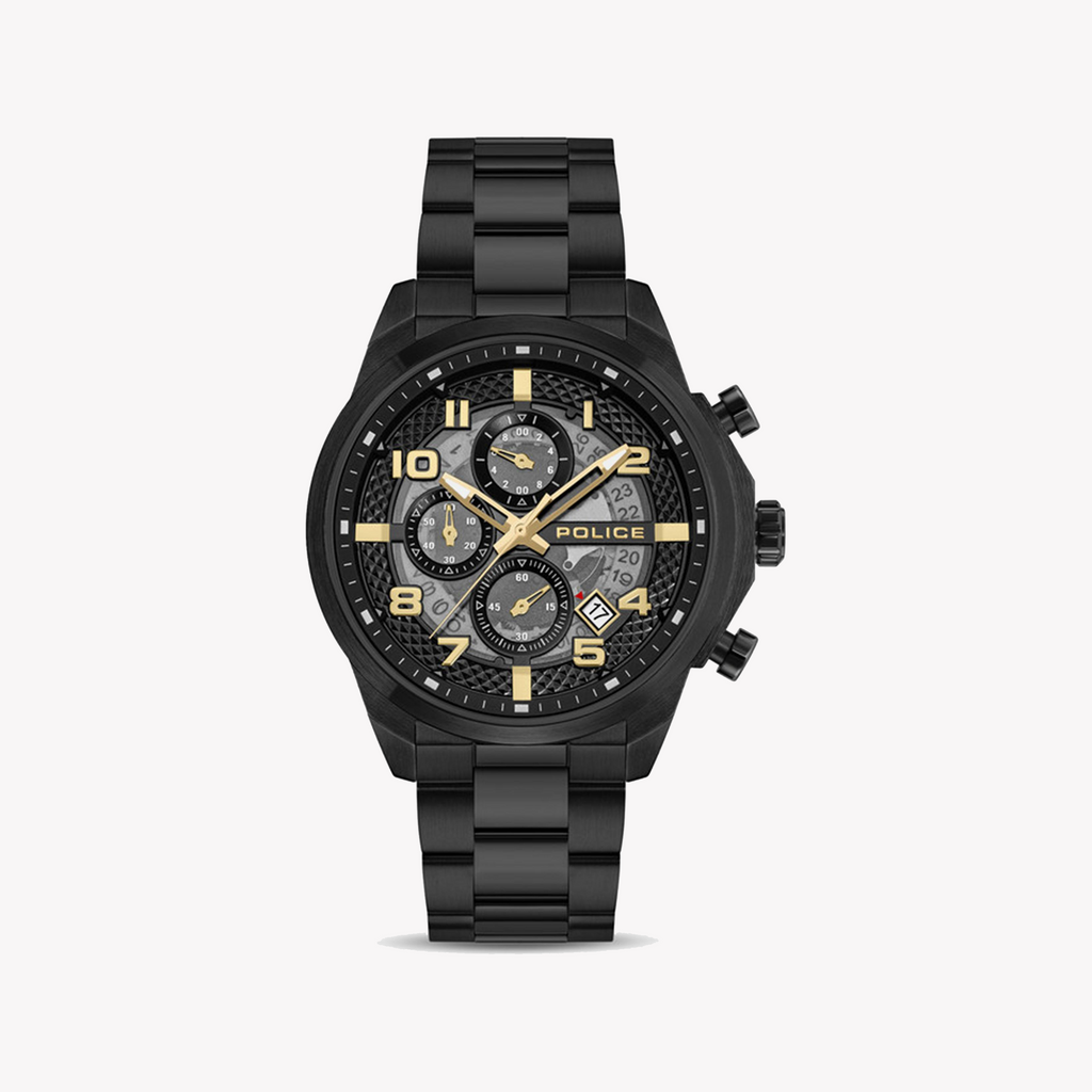 Police Men's Stainless Steel, Black | Pewgk0053902