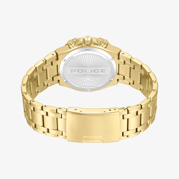 POLICE Men's Gold/Green & Black, Stainless Steel | PEWGK0082003 by i-watch