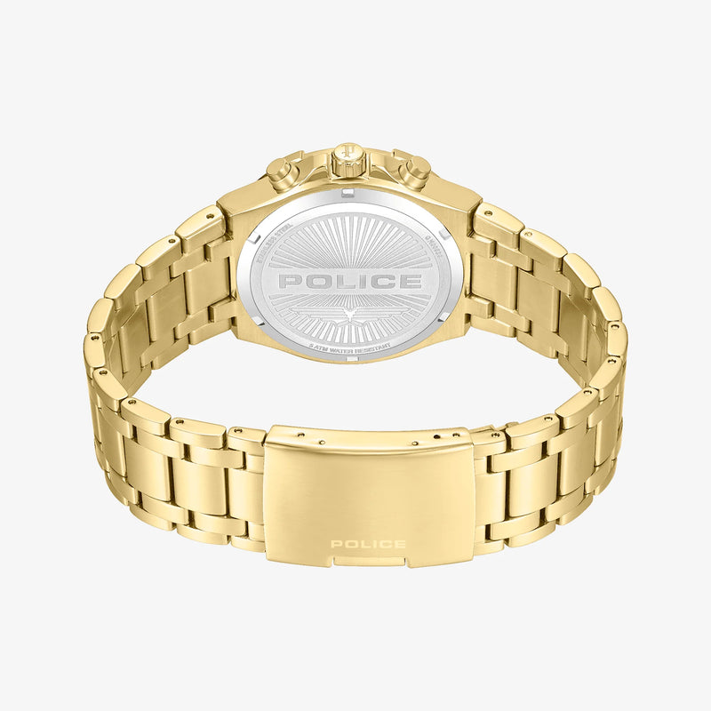 POLICE Men's Gold/Green & Black, Stainless Steel | PEWGK0082003 by i-watch
