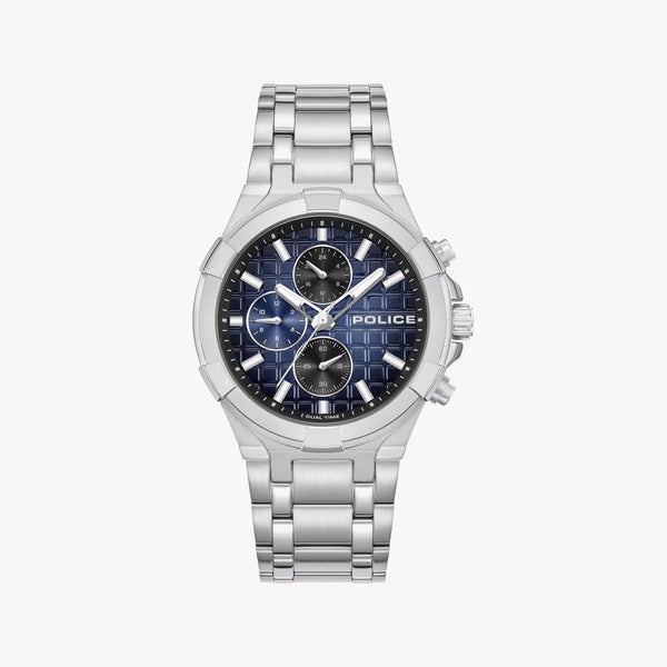 POLICE Men's Stainless Steel Blue & Black Watch | PEWGK0082004 by i-watch