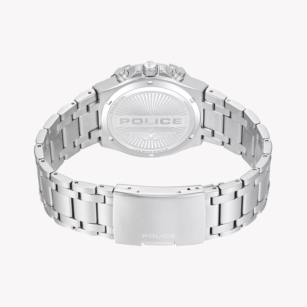 POLICE Men's Stainless Steel Blue & Black Watch | PEWGK0082004