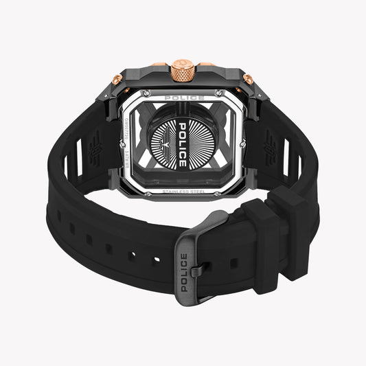 Police Men's Rose Gold & Multicolor Silicone Watch | Pewgm0072002