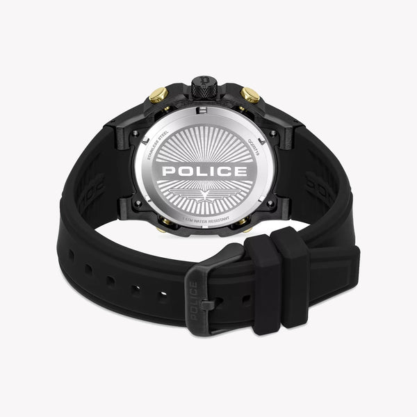 Police Men's Black Stainless Steel Watch | Pewgq0071901