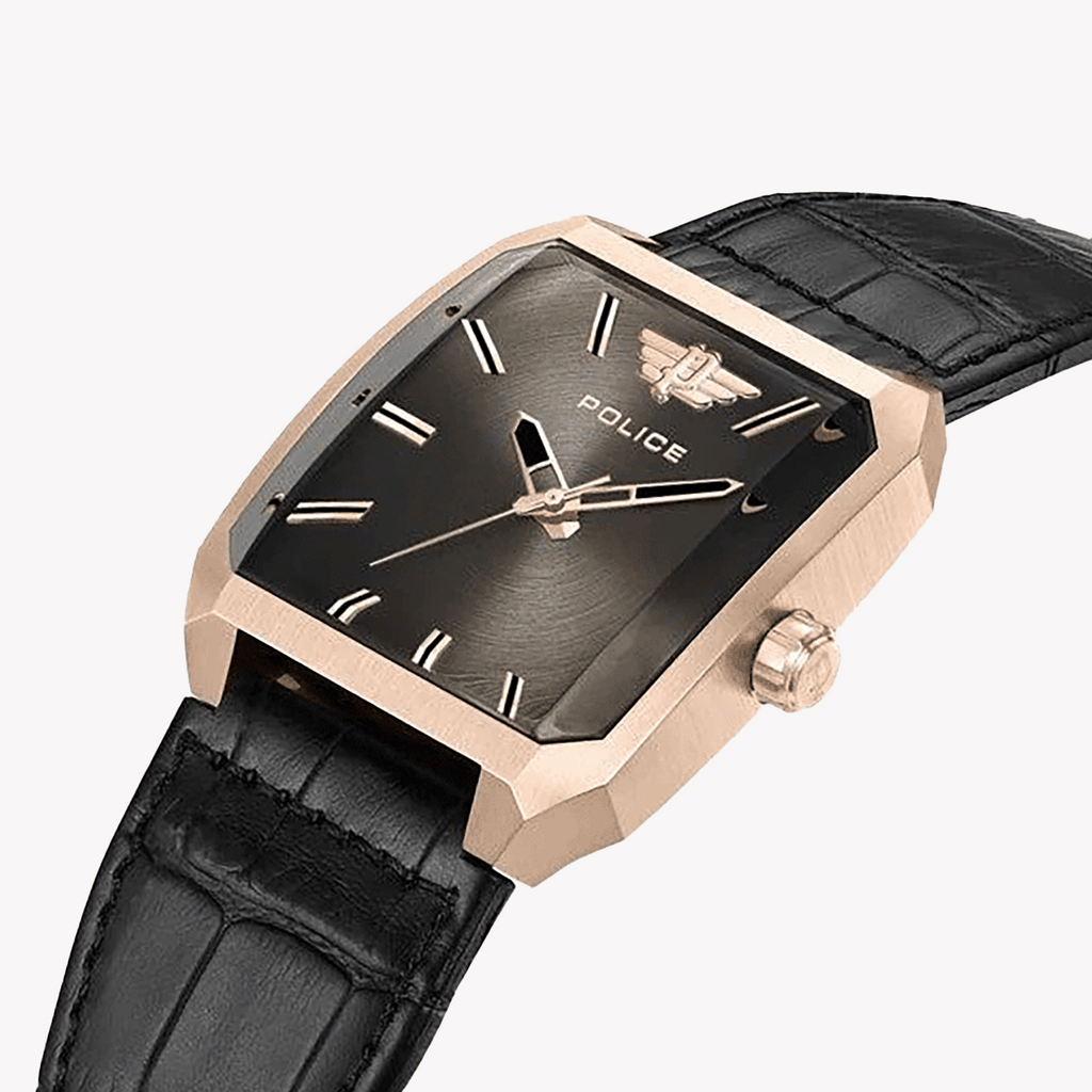 Police Men's Watch, Rose Gold/Black | Pewja0006002
