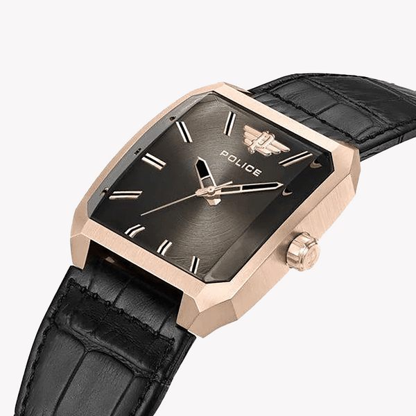 Police Men's Watch, Rose Gold/Black | Pewja0006002 by i-watch