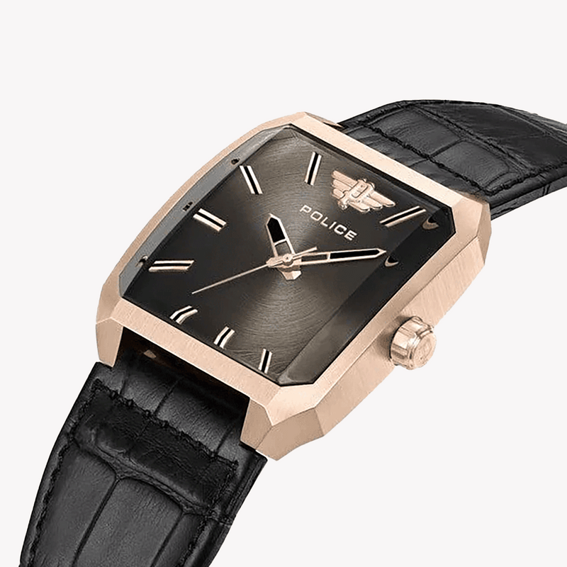 Police Men's Watch, Rose Gold/Black | Pewja0006002 by i-watch
