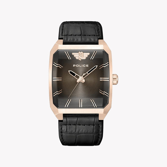 Police Men's Watch, Rose Gold/Black | Pewja0006002