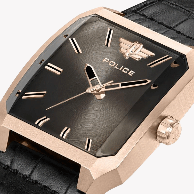 Police Men's Watch, Rose Gold/Black | Pewja0006002 by i-watch