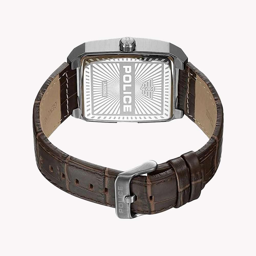 Police Men's Grey Stainless Steel Watch, Green Dial | Pewja0006003 by i-watch