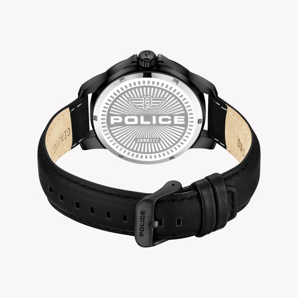 Police Men's Black Stainless Steel & Multicolor Watch | Pewja0022201 by i-watch