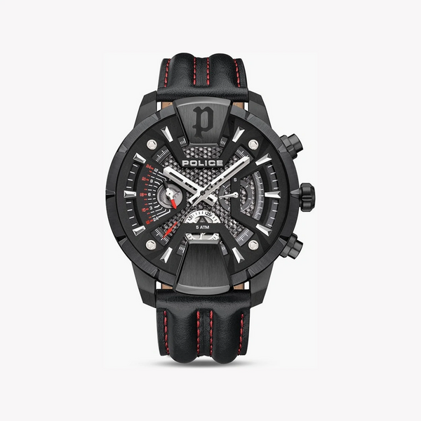 Police Men's Black Stainless Steel Watch | Pewjf2203710 by i-watch
