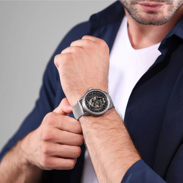 Police Men's Stainless Steel Silver Watch | Pewjg0005505 by i-watch