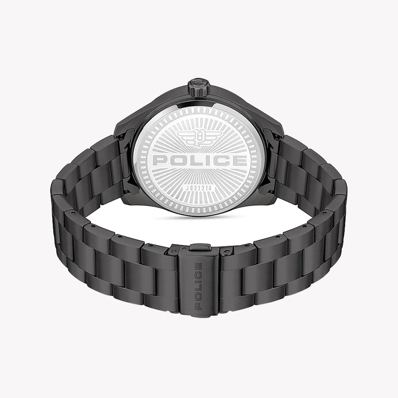 POLICE Men's Black Stainless Steel Watch | Model PEWJG2121405 by i-watch