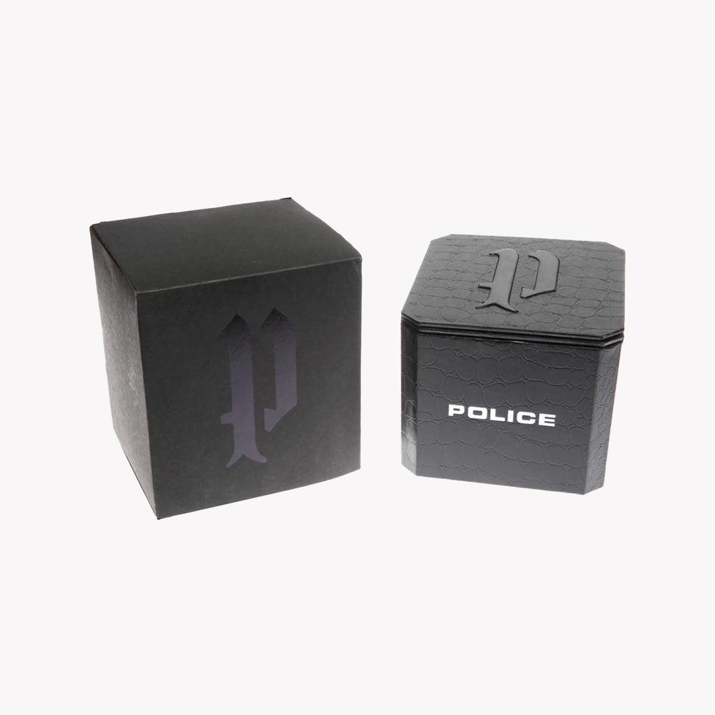 POLICE Men's Black Stainless Steel Watch | Model PEWJG2121405