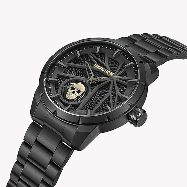 Police Men's Black Stainless Steel Watch | Pewjg2227301 by i-watch