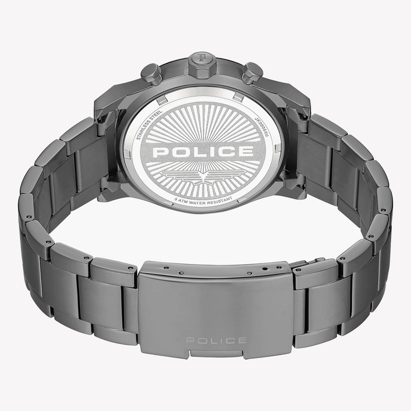 Police Knotty Gunmetal Skeleton Dial Men's Watch PEWJK0006407M