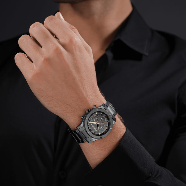 Police Knotty Gunmetal Skeleton Dial Men's Watch PEWJK0006407M