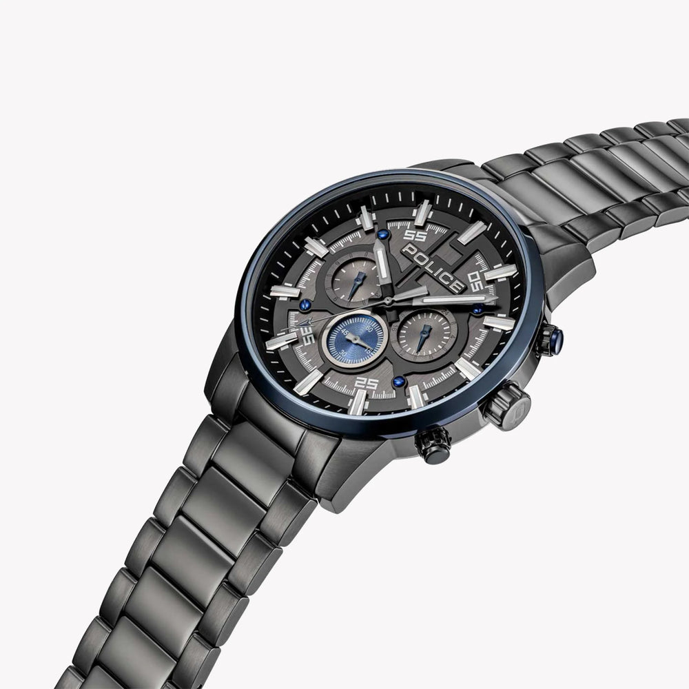 POLICE Men's Grey Stainless Steel Watch | PEWJK2003440M by i-watch